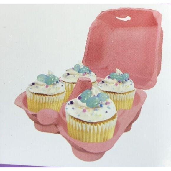 Cupcakes Muffins Container Caddy Boxes Treat Cartons by Celebrate It NEW! 6 ct. - Picture 9 of 10